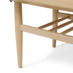 Lenia 53.5_ Oval Coffee Table - White Oak