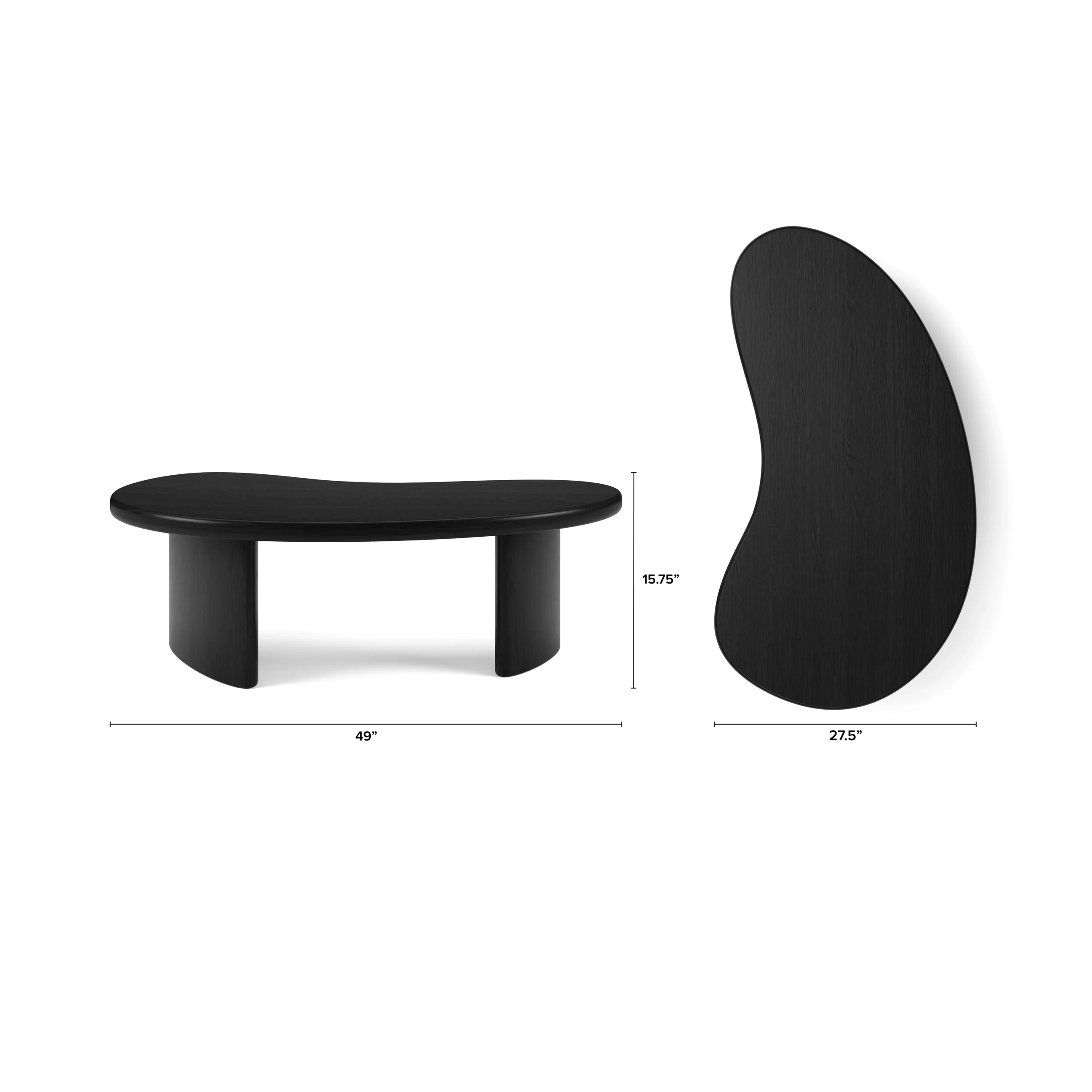 Neah 49_ Coffee Table - Black - Image 6