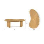 Neah 49_ Coffee Table - Natural Oak