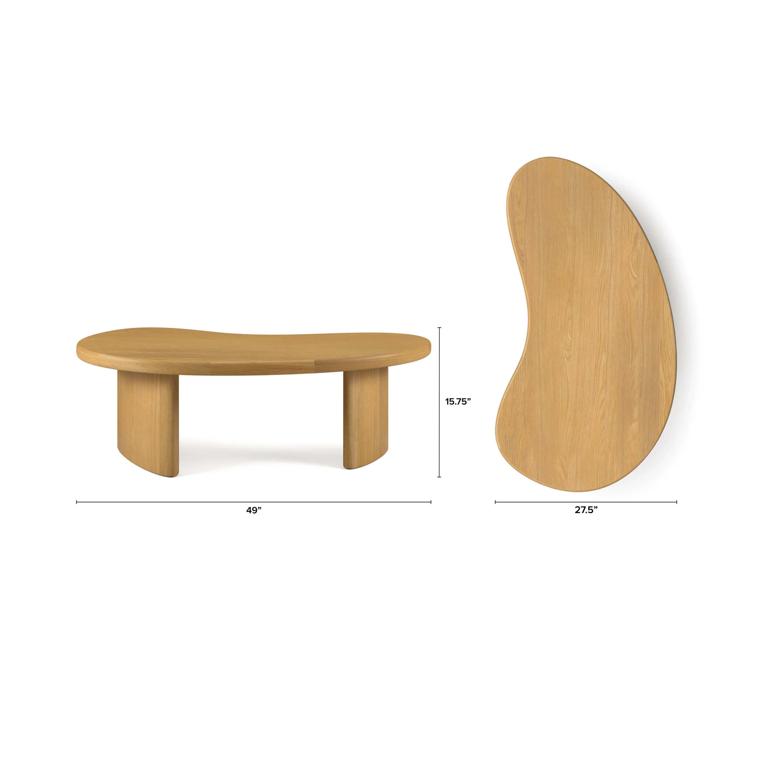 Neah 49_ Coffee Table - Natural Oak - Image 5