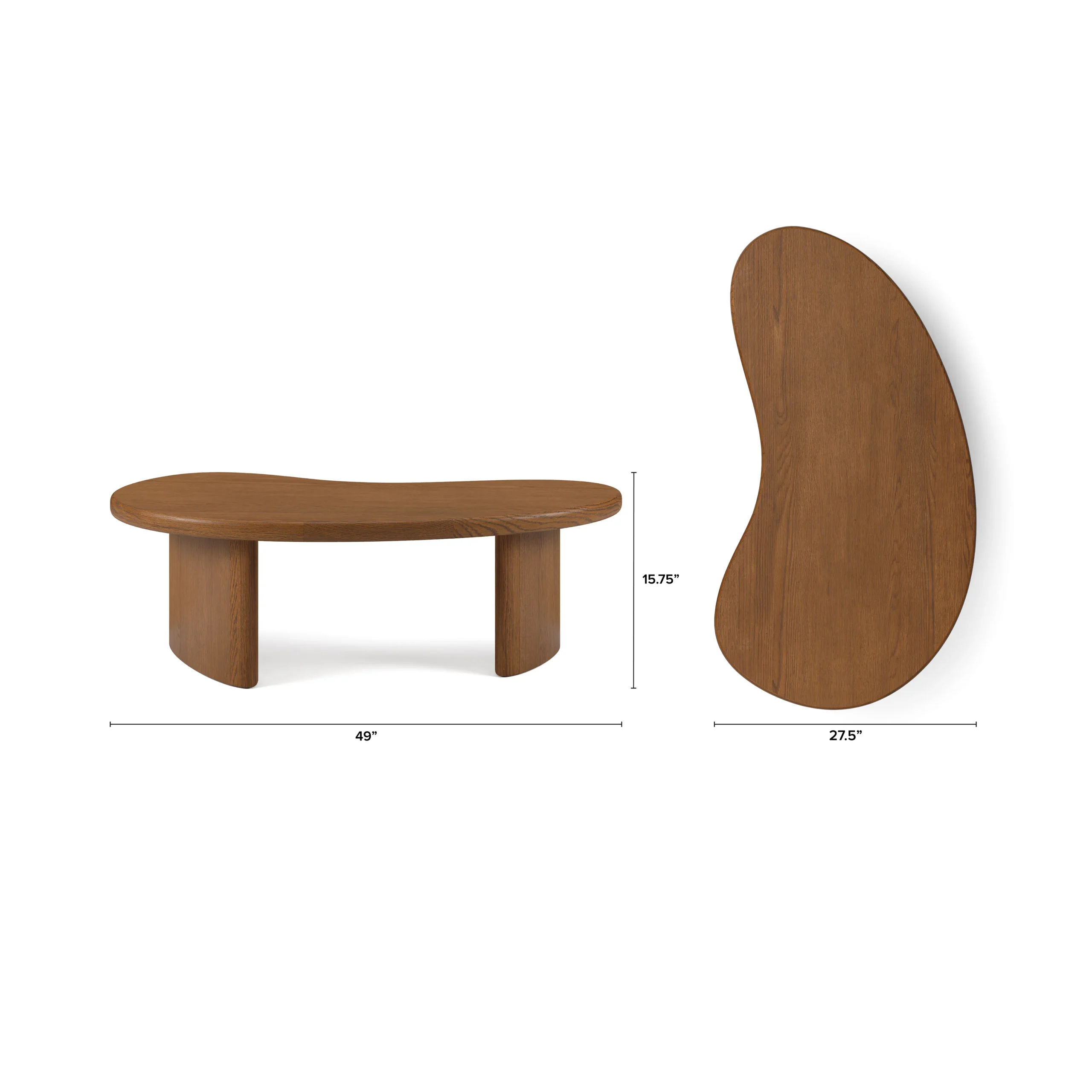 Neah 49_ Coffee Table - Smoked Oak - Image 4