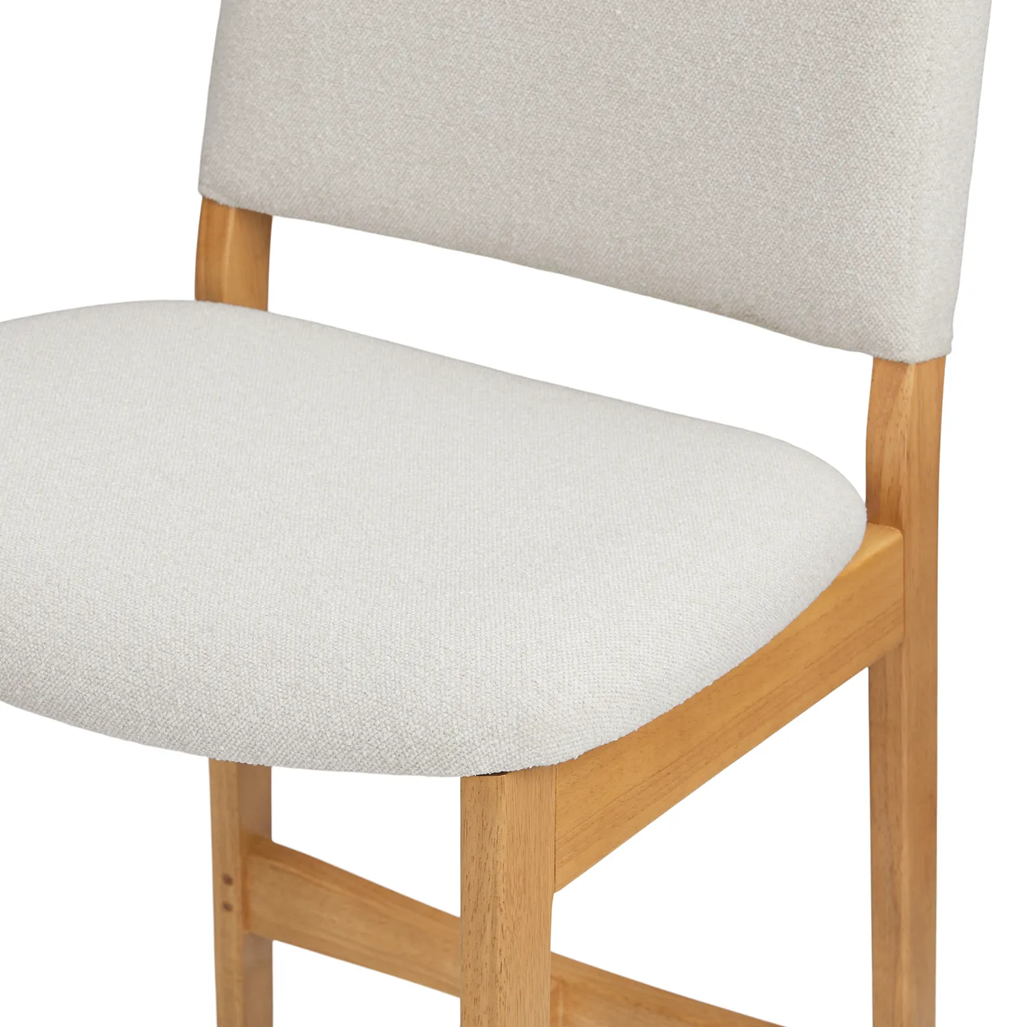 Nosh Counter Stool - Oak and Ratine Ivory - Image 9
