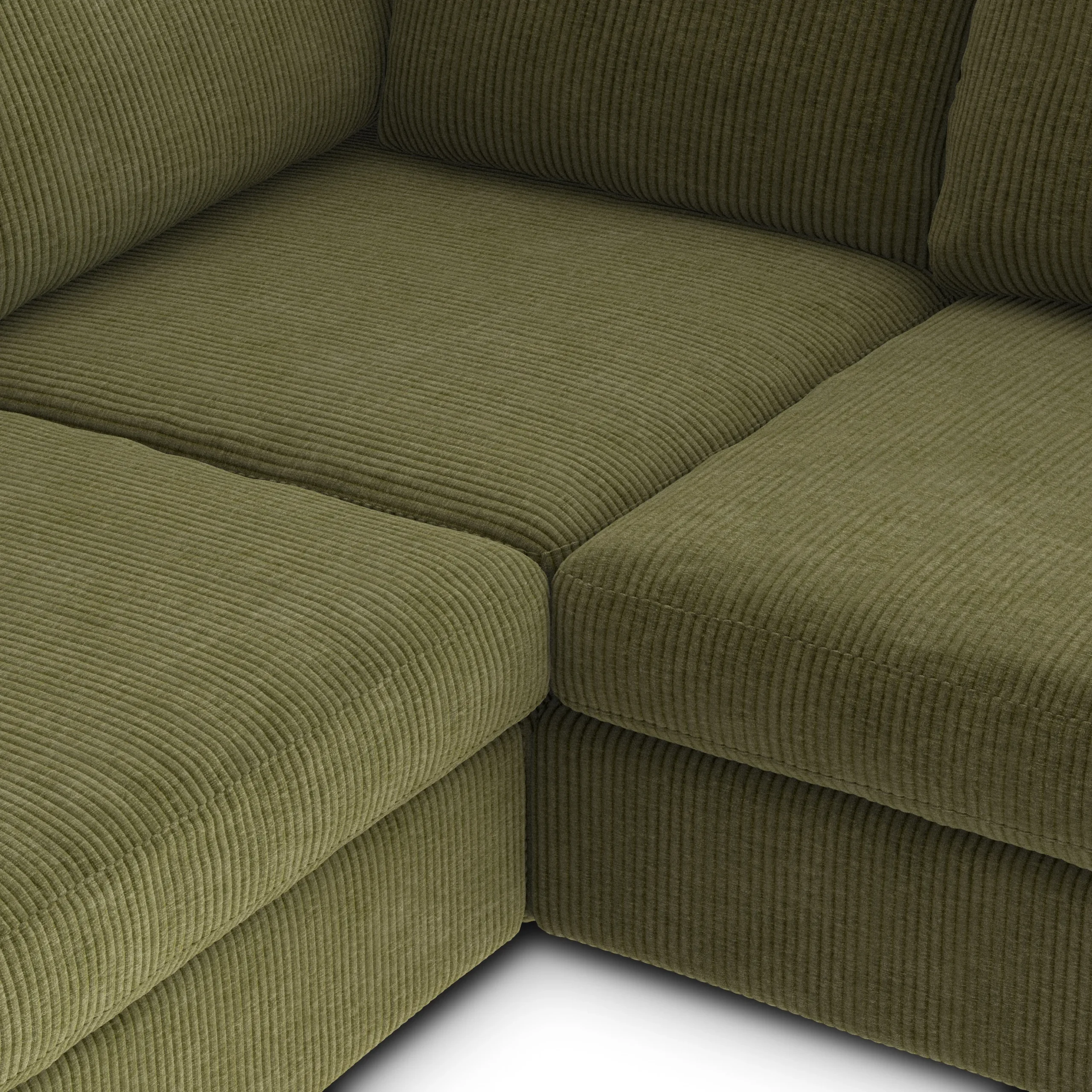 Beta 94_ Modular Corner Sectional - Cypress Green - Image 9