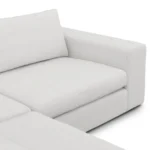 Beta 94_ Modular Corner Sectional - Quartz White