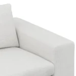 Beta 98_ Modular Left Chaise Sectional - Quartz White