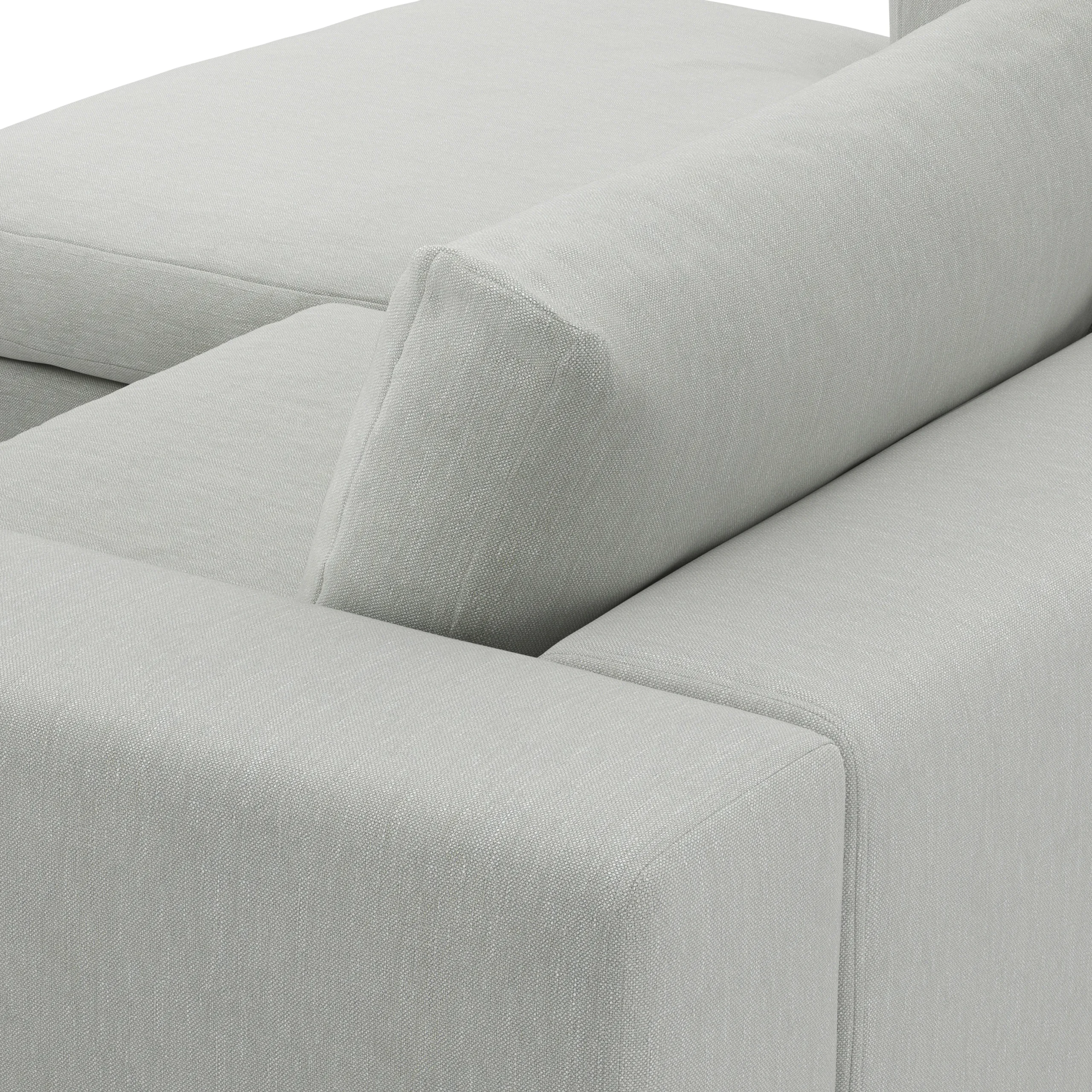 Beta 98_ Modular Left Chaise Sectional - Welsh Gray - Image 9