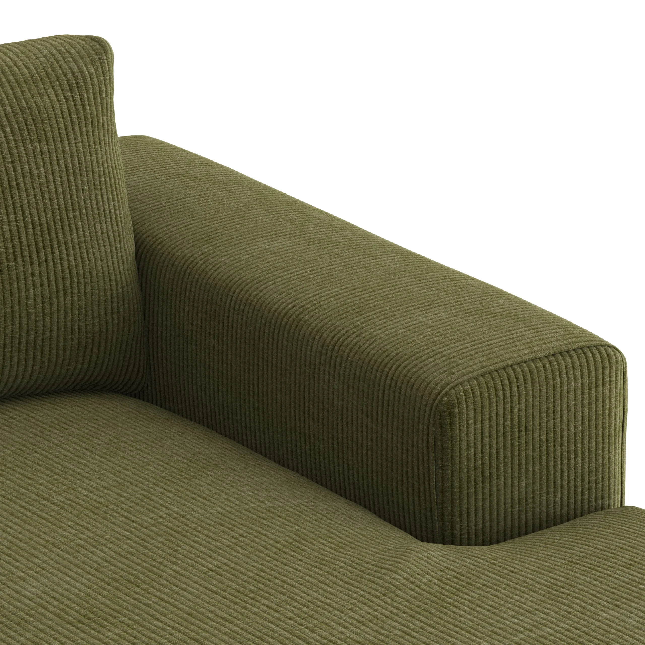 Beta 98_ Modular Right Chaise Sectional - Cypress Green - Image 9