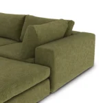 Beta 129.5_ Modular U Sectional - Cypress Green