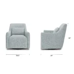 Winslow 29.5_ Swivel Glider Chair - Harbor Gray