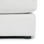 Beta 133.5_ Modular Corner Sectional - Quartz White