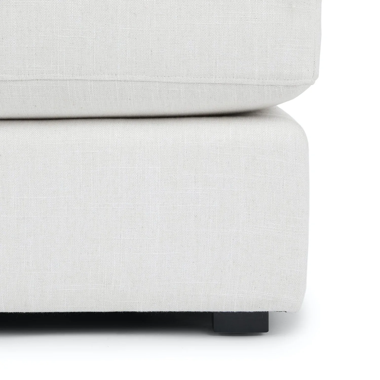 Beta 133.5_ Modular Corner Sectional - Quartz White - Image 9