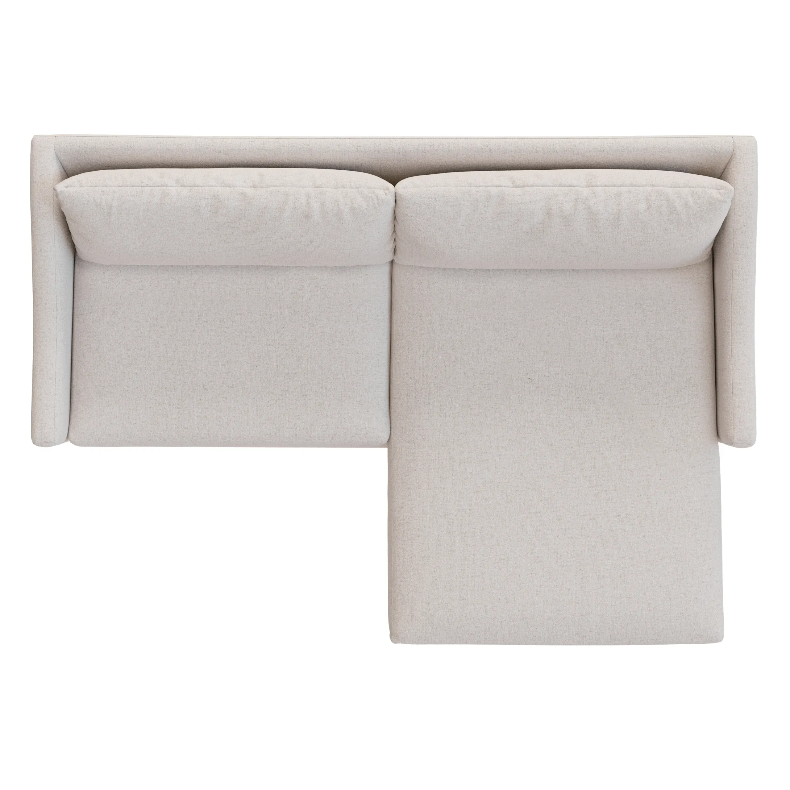 Landry 84.5_ Reversible Storage Sectional - Napa White - Image 9
