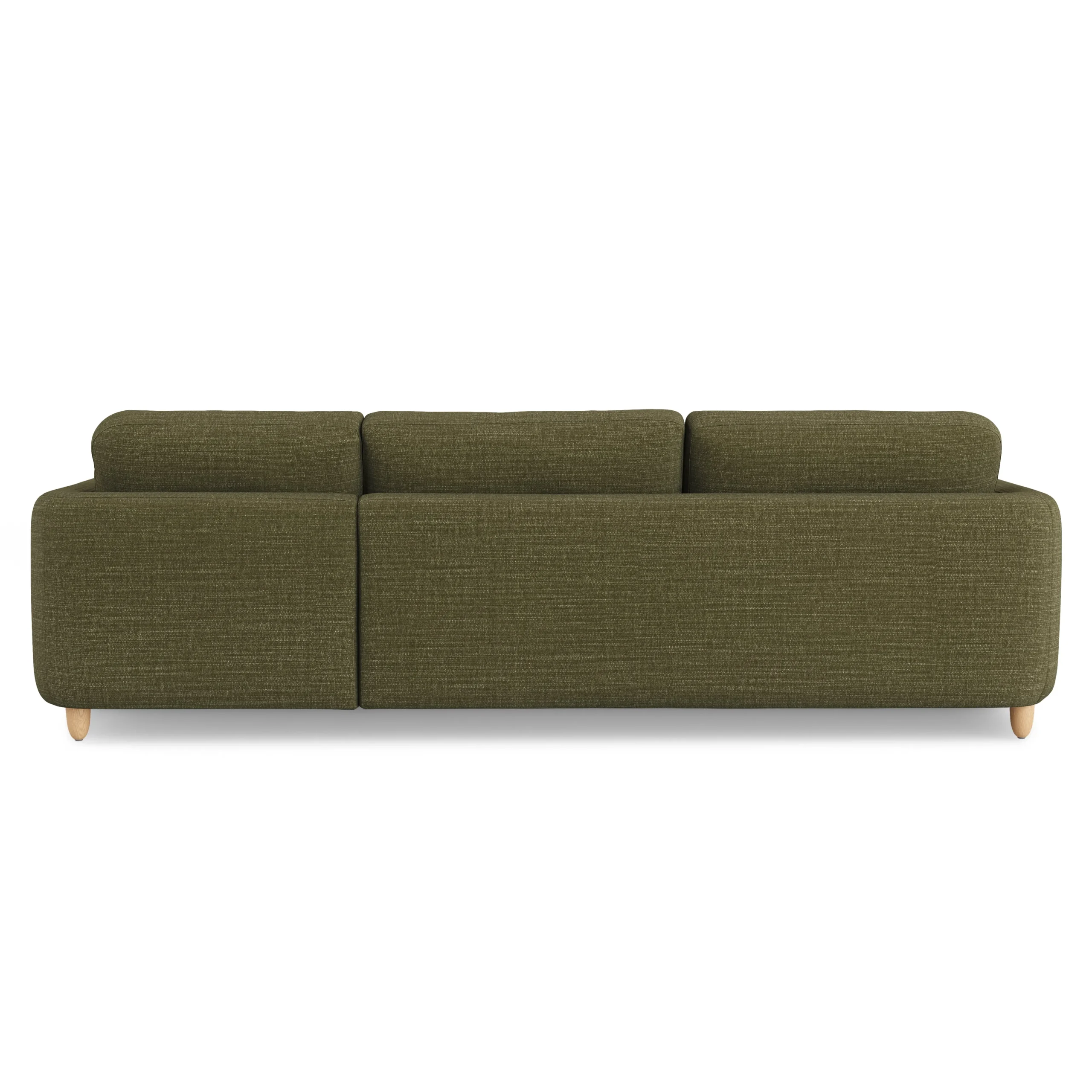 Vati 114_ Right Storage Sleeper Sectional - Natural Oak and Napa Moss - Image 9