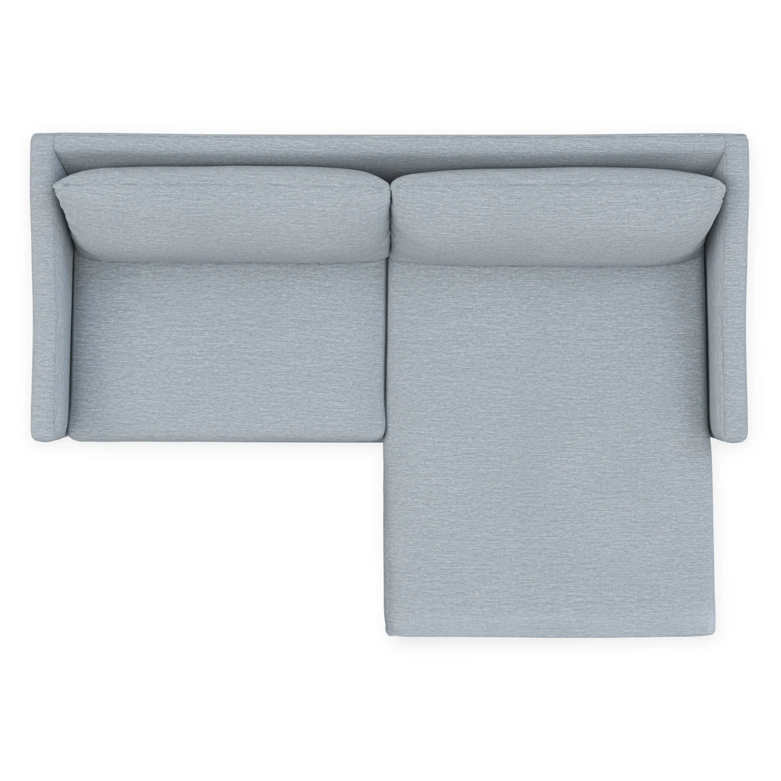 Landry 84.5_ Reversible Storage Sectional - Silver Light Blue - Image 9