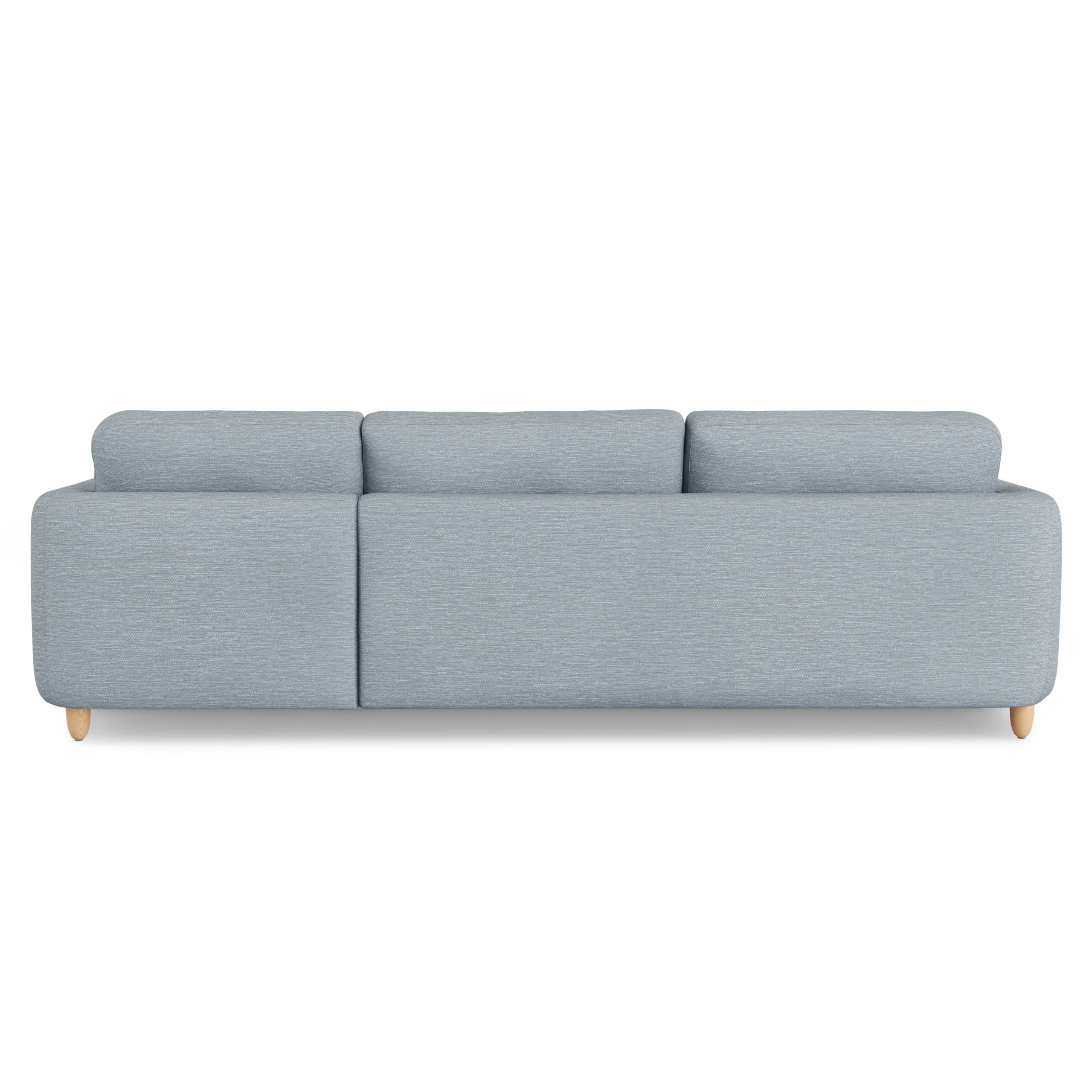 Vati 114_ Right Storage Sleeper Sectional - Natural Oak and Silver Light Blue - Image 9