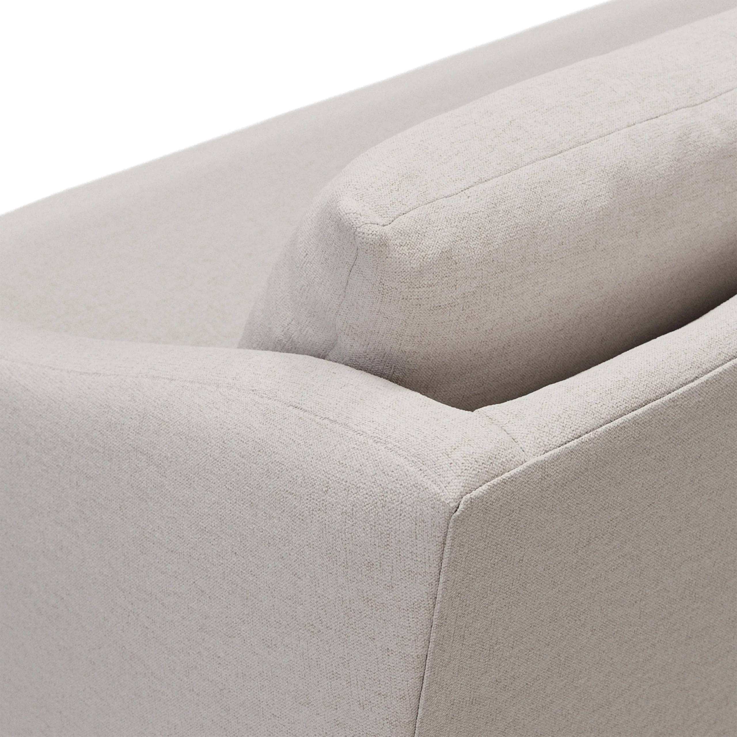 Landry 91_ Corner Sectional - Napa White - Image 9