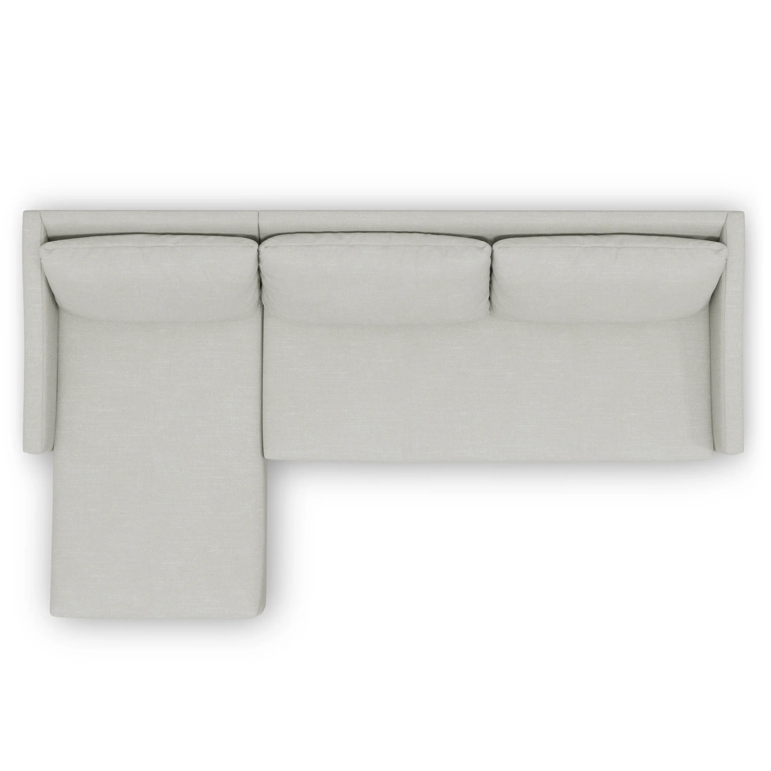 Landry 109_ Left Storage Sleeper Sectional - Napa Dove - Image 9