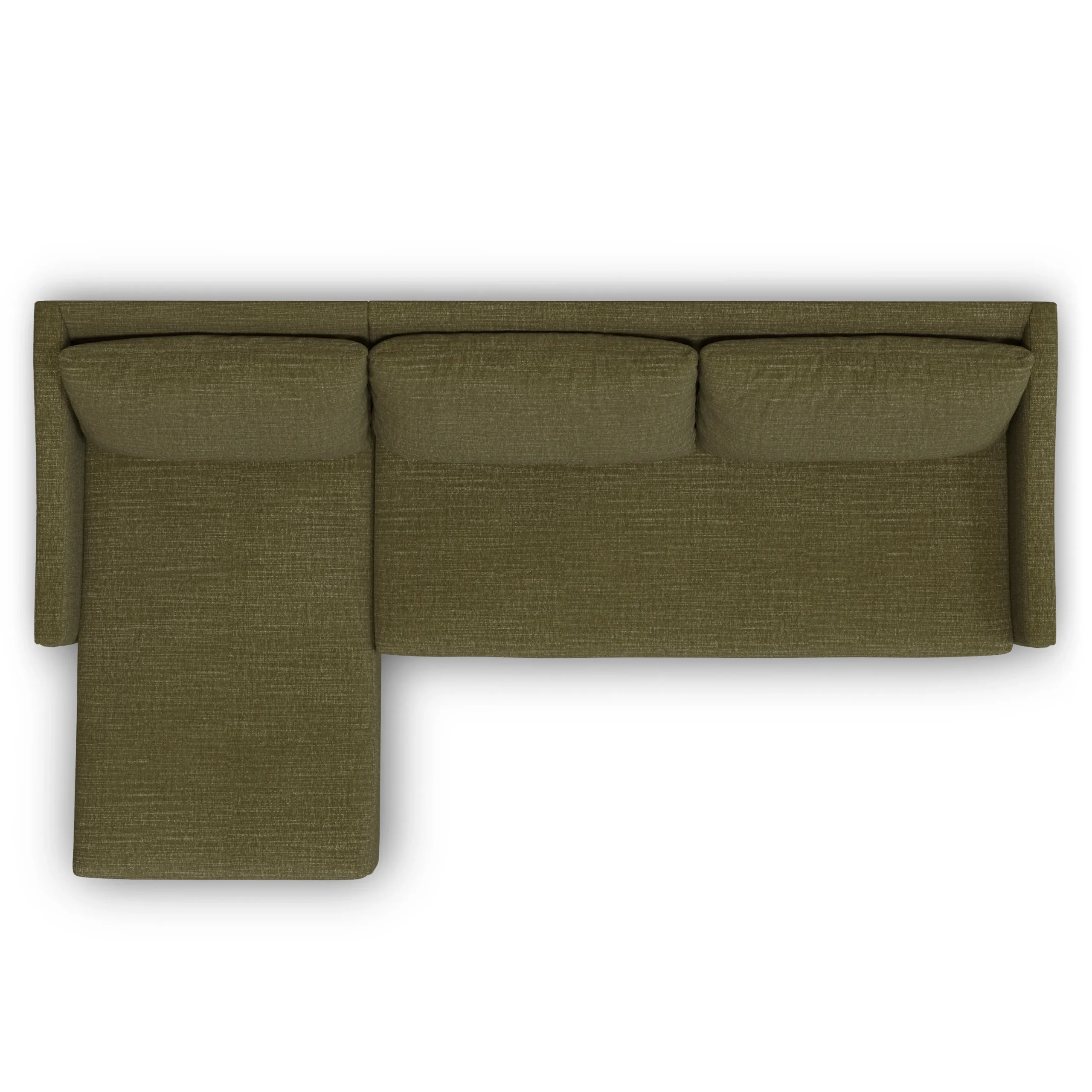 Landry 109_ Left Storage Sleeper Sectional - Napa Moss - Image 9