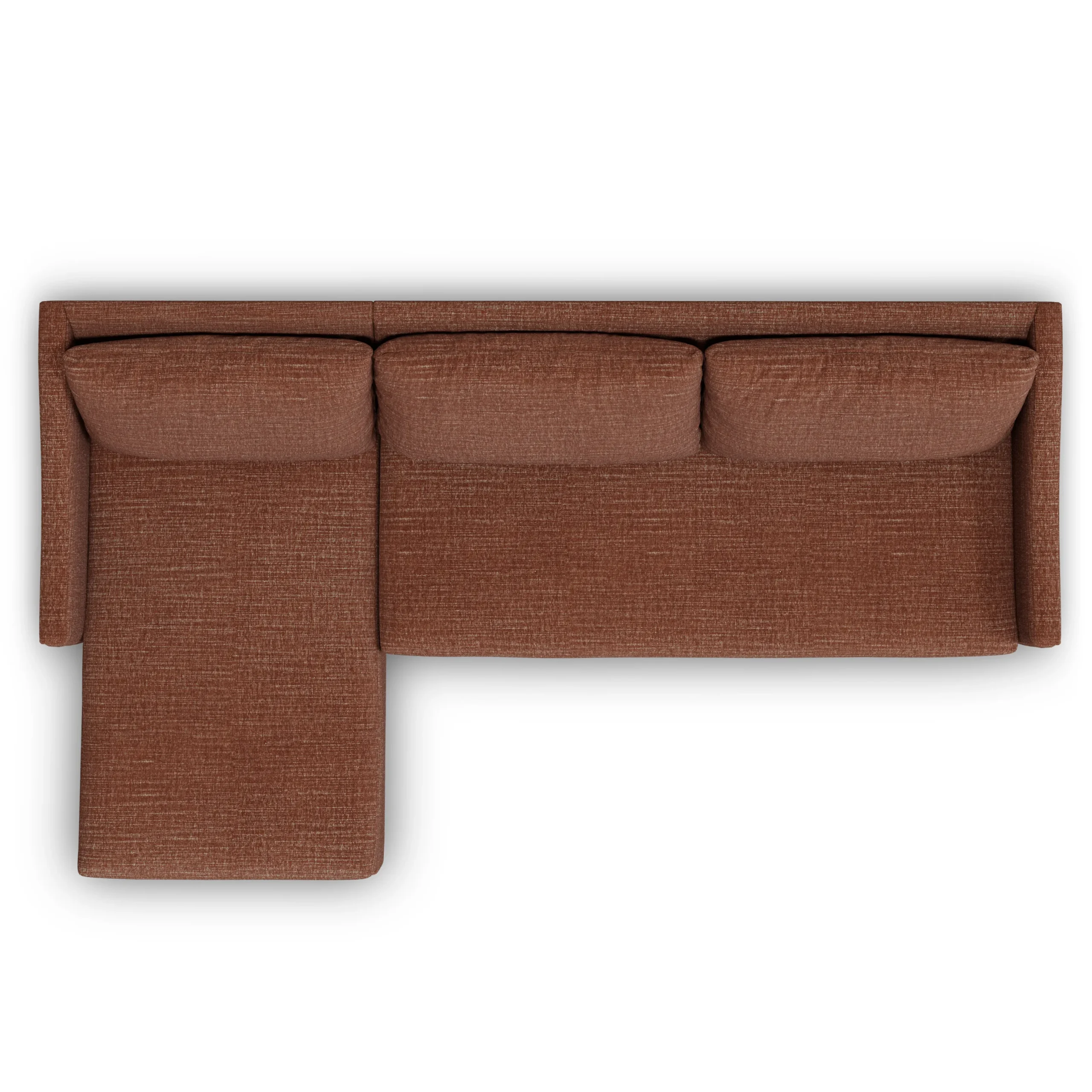 Landry 109_ Left Storage Sleeper Sectional - Napa Rust - Image 9