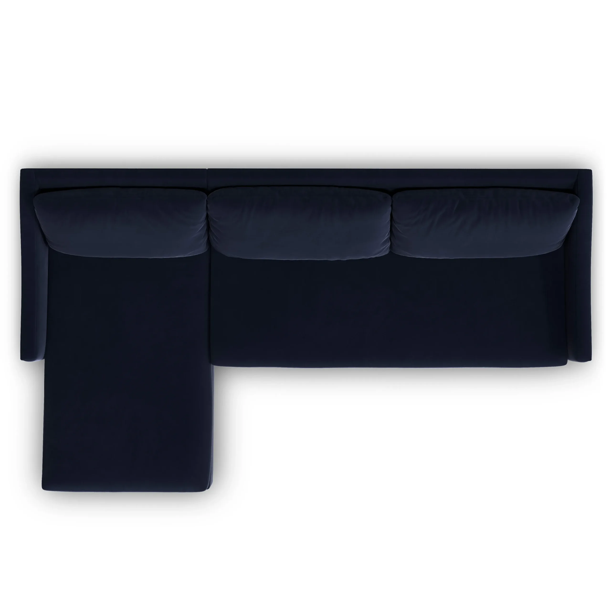 Landry 109_ Velvet Left Storage Sleeper Sectional - Hale Ink - Image 9