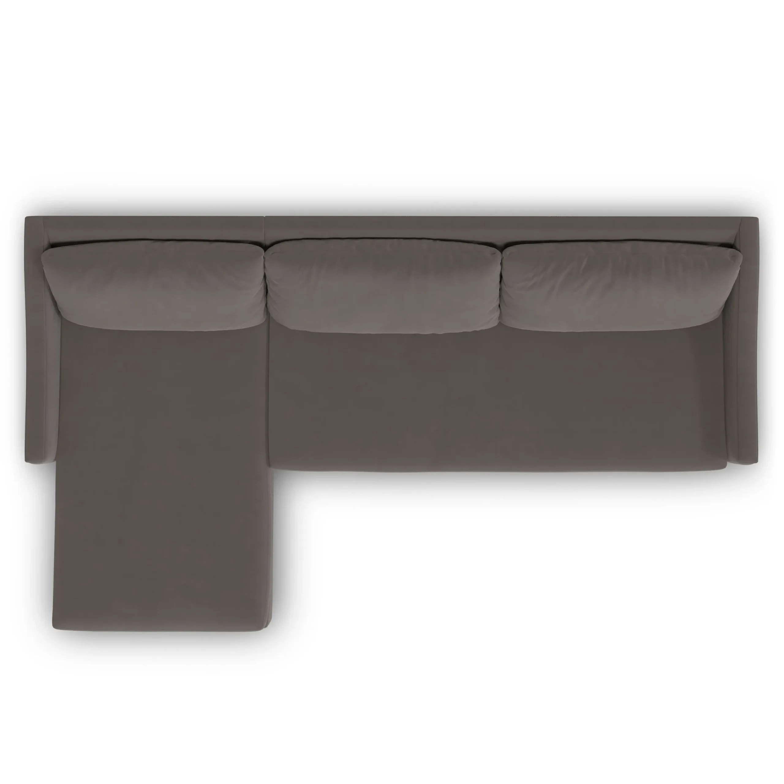 Landry 109_ Velvet Left Storage Sleeper Sectional - Hale Warm Gray - Image 9