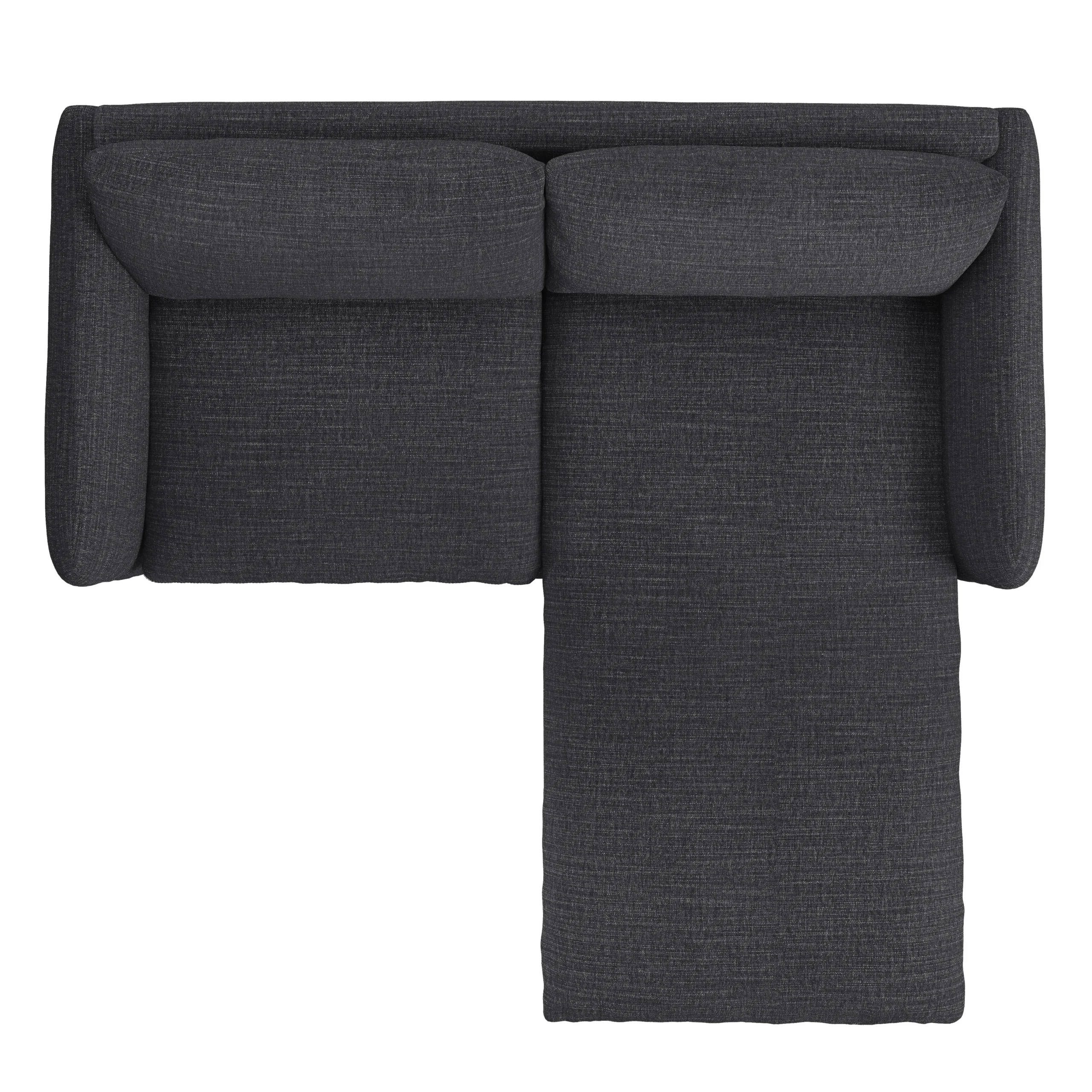 Leigh 86_ Reversible Storage Sectional - Napa Charcoal - Image 9