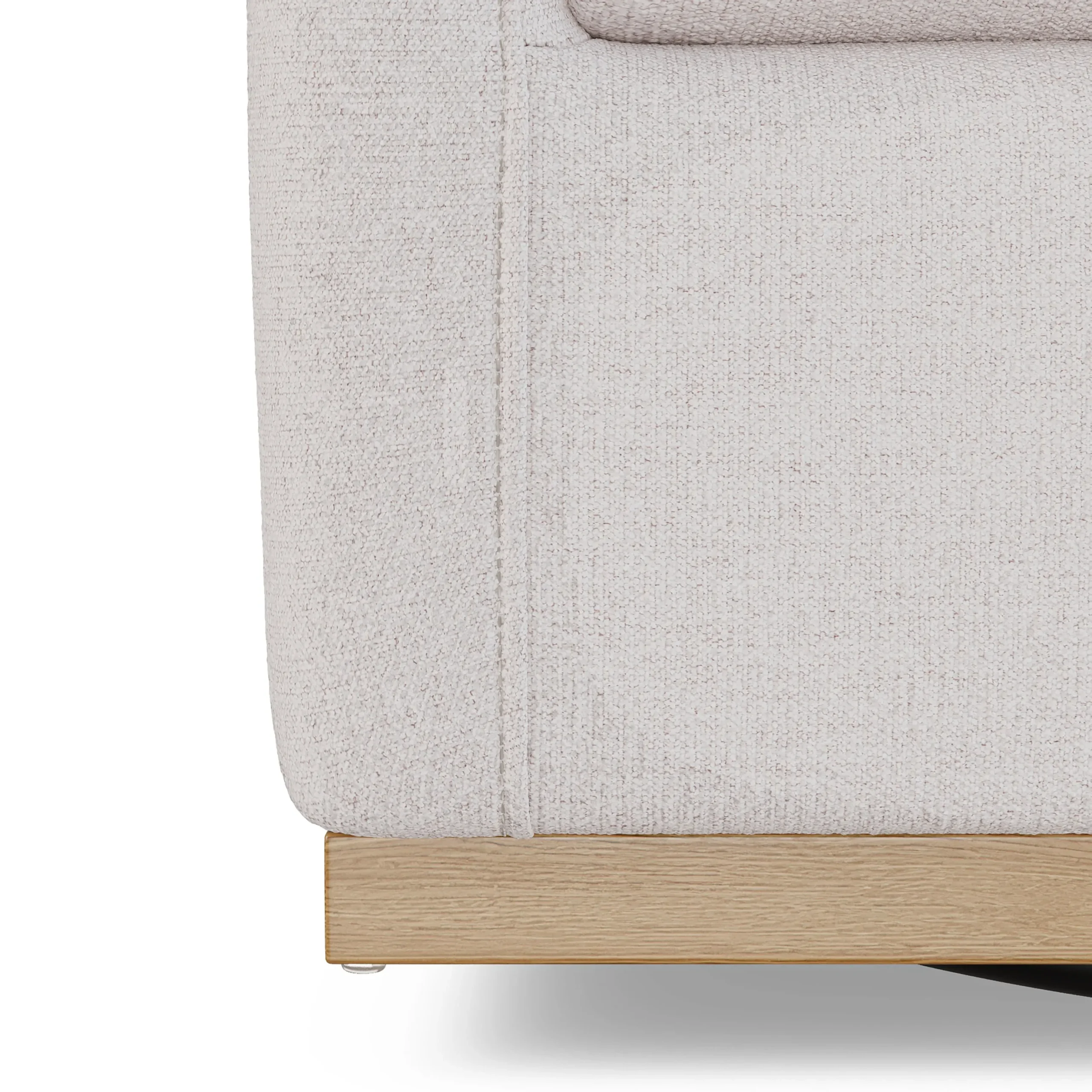 Mantle 34_ Swivel Lounge Chair - Napa White - Image 3