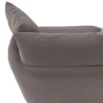 Leigh 47_ Velvet Grand Swivel Lounge Chair - Hale Warm Gray