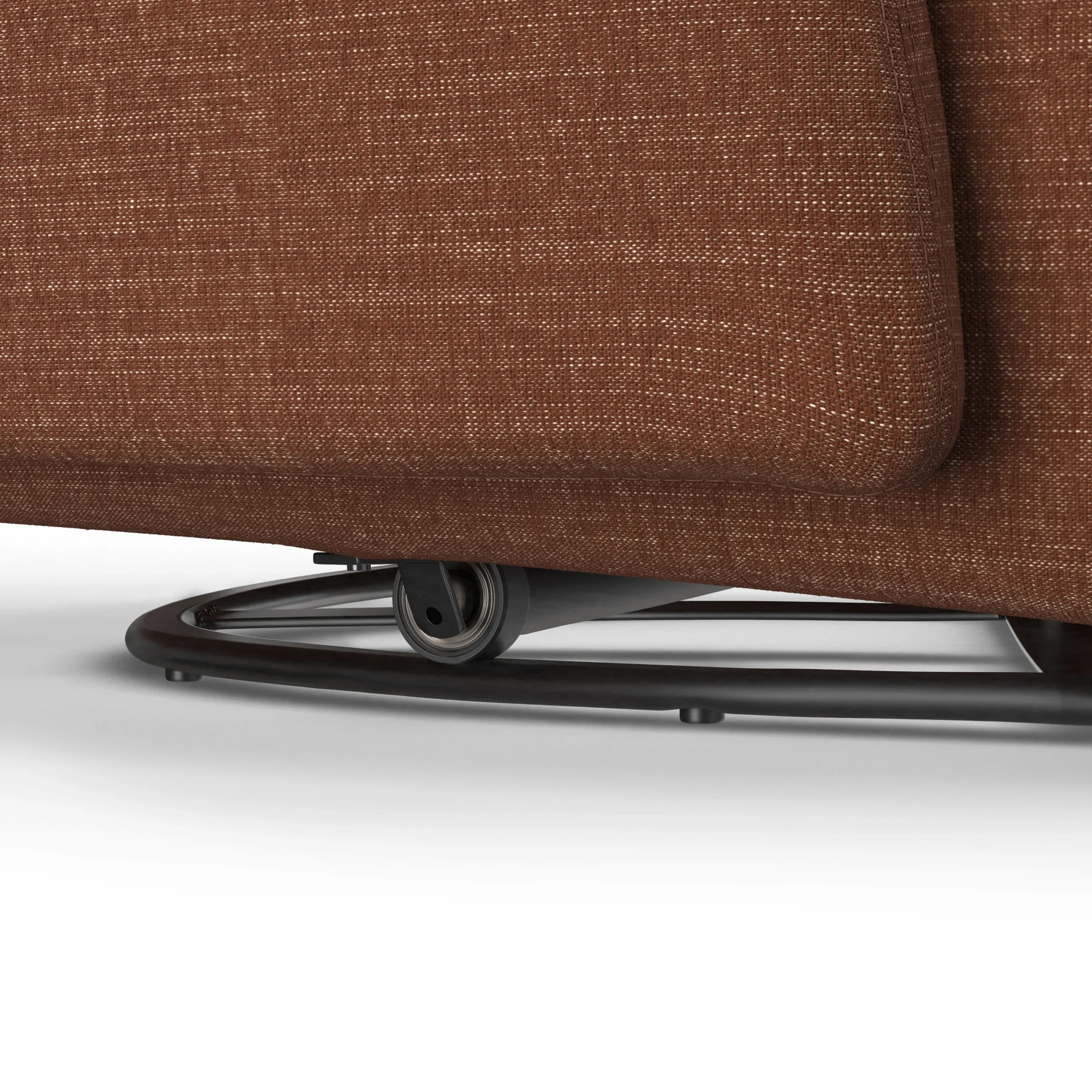 Leigh 47_ Grand Swivel Lounge Chair - Napa Rust - Image 9