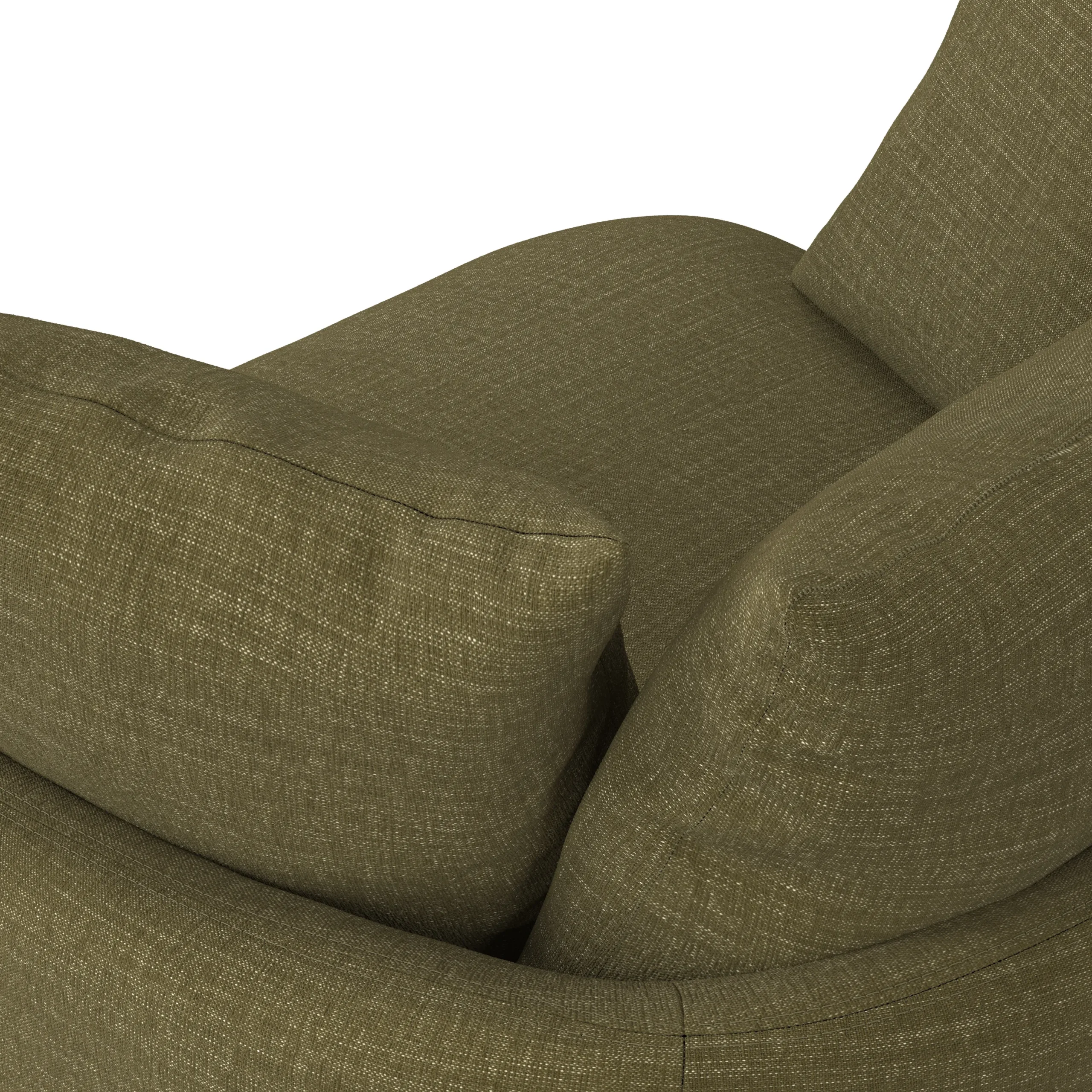 Leigh 47_ Grand Swivel Lounge Chair - Napa Moss - Image 11