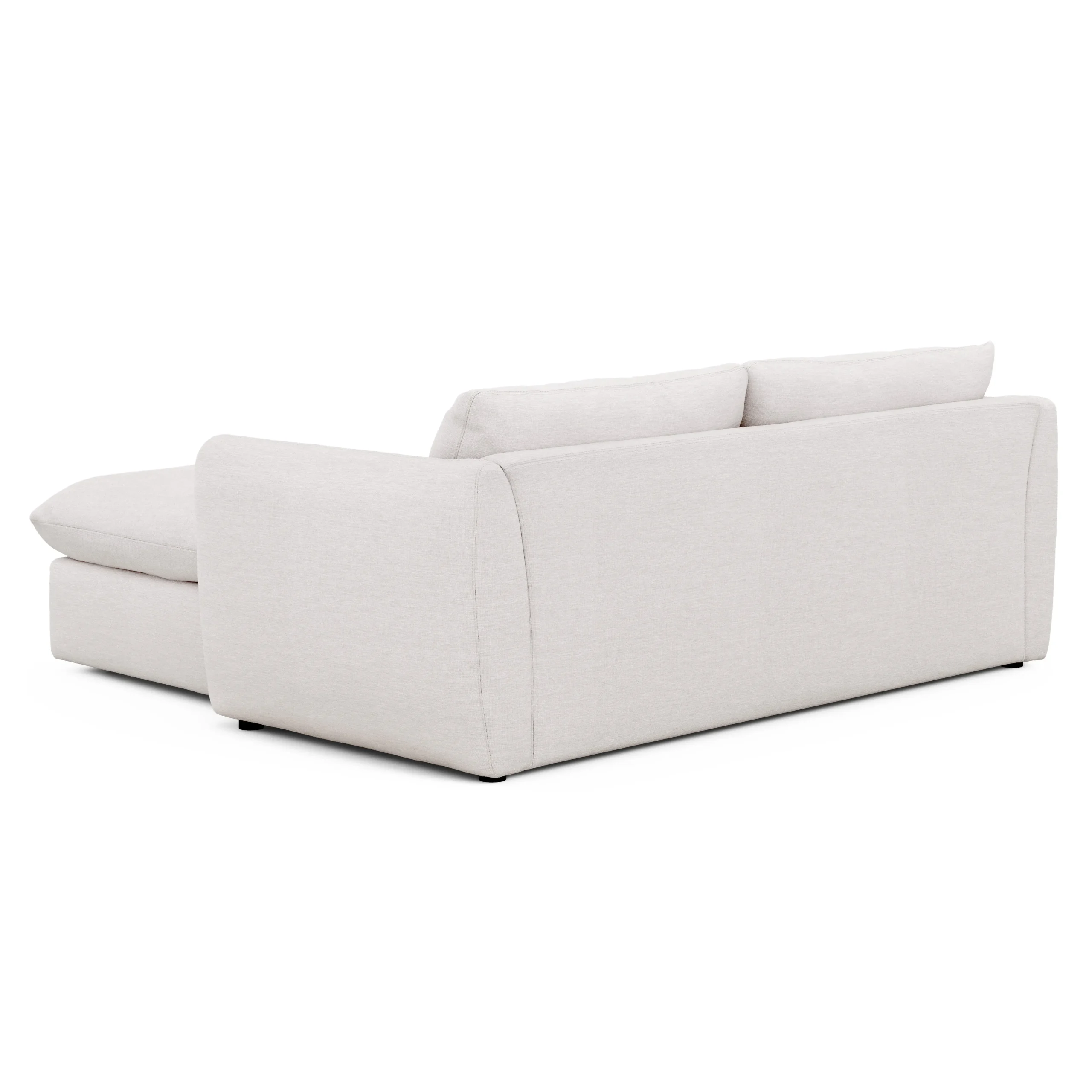 Leigh 86_ Reversible Storage Sleeper Sectional - Silver Gray - Image 9