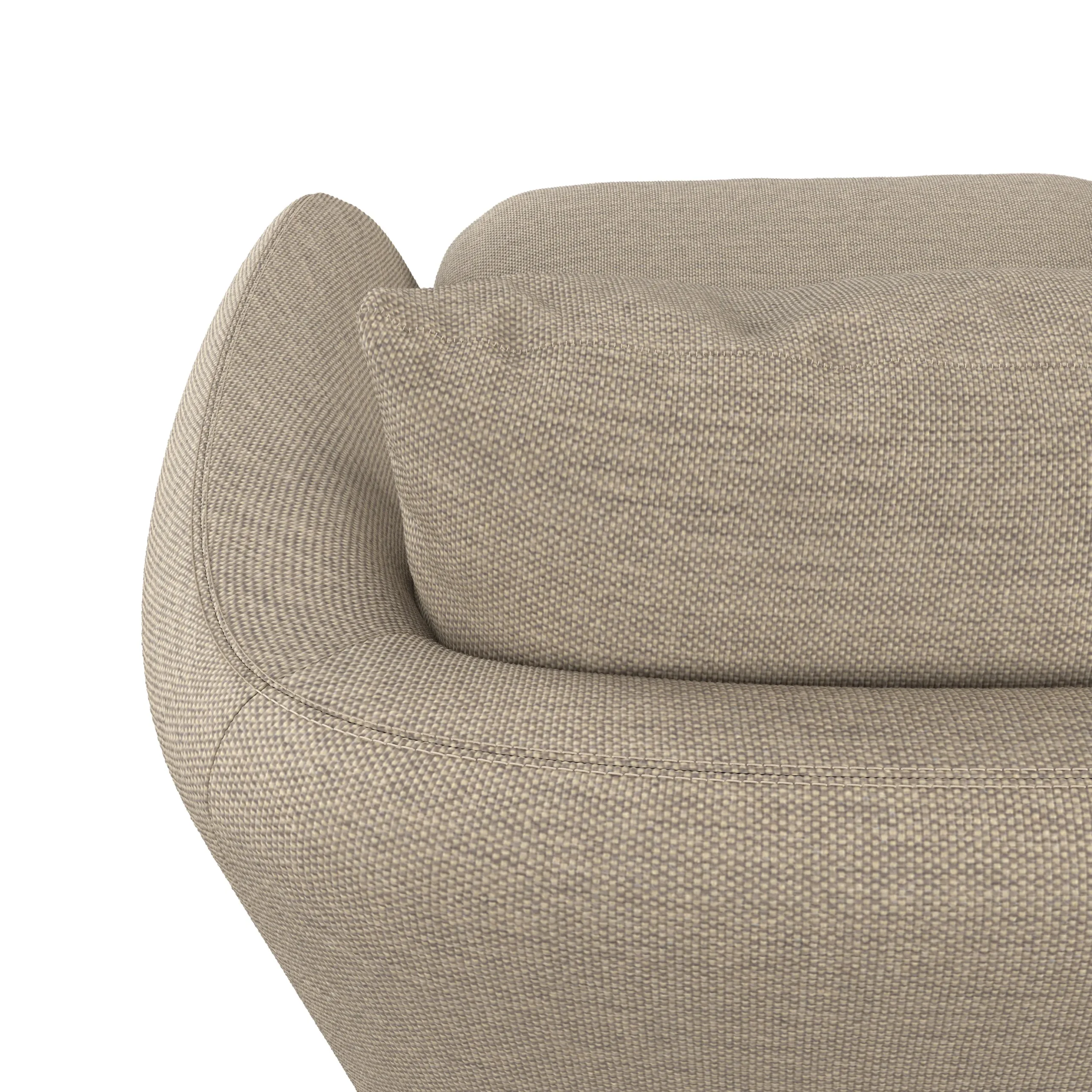Leigh 33_ Swivel Lounge Chair - Silver Taupe - Image 10