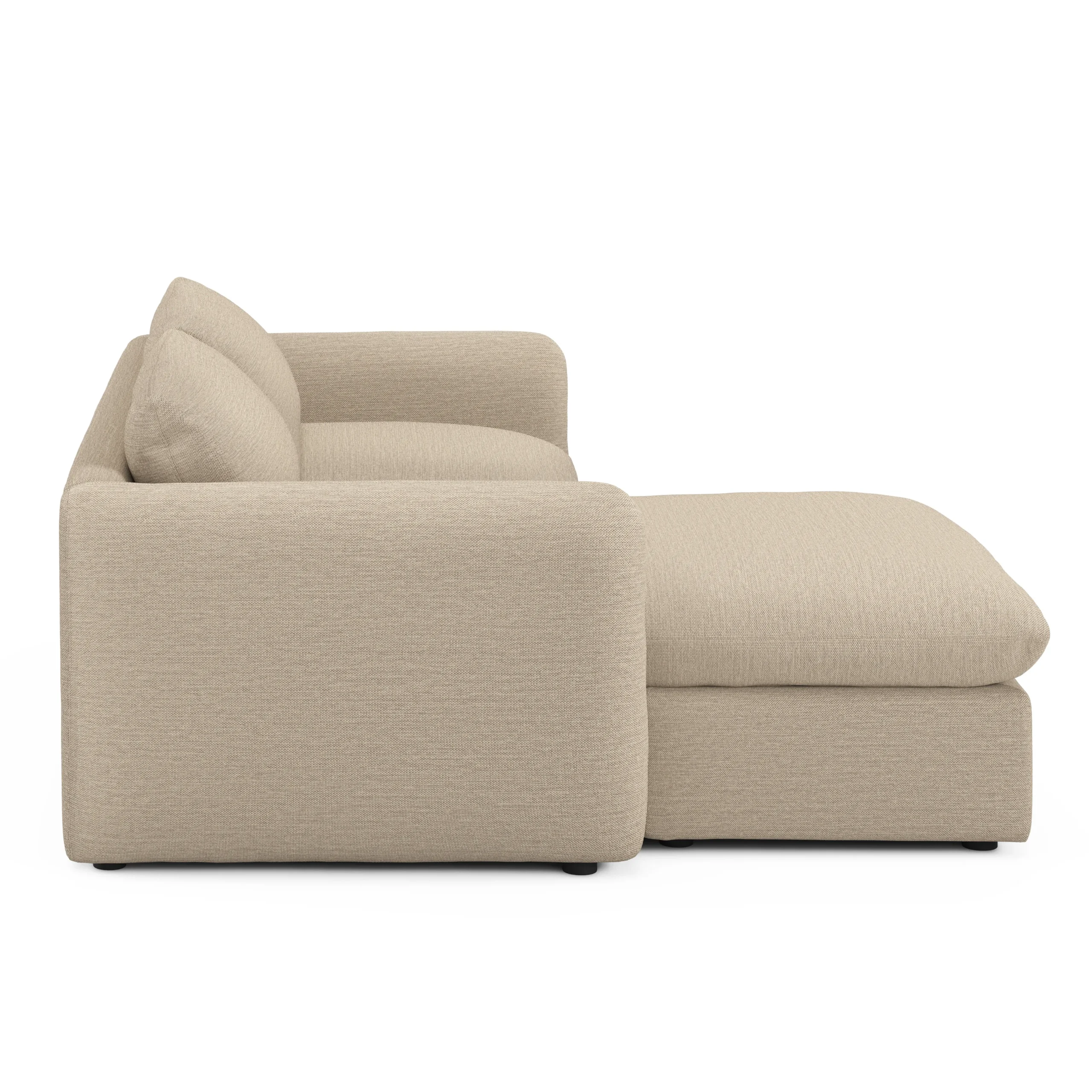 Leigh 86_ Reversible Storage Sleeper Sectional - Silver Taupe - Image 9