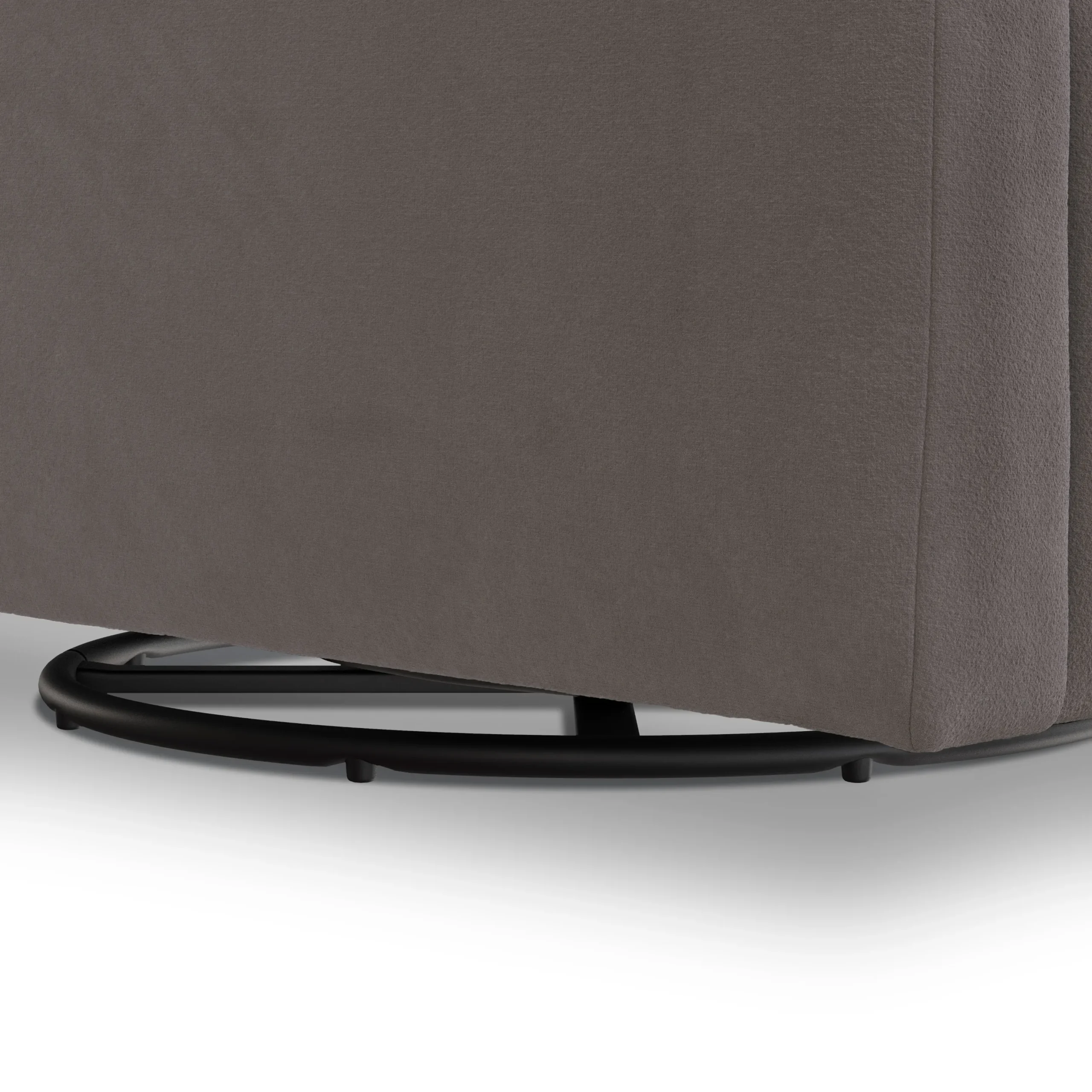 Landry 32.25_ Velvet Swivel Lounge Chair - Hale Warm Gray - Image 10