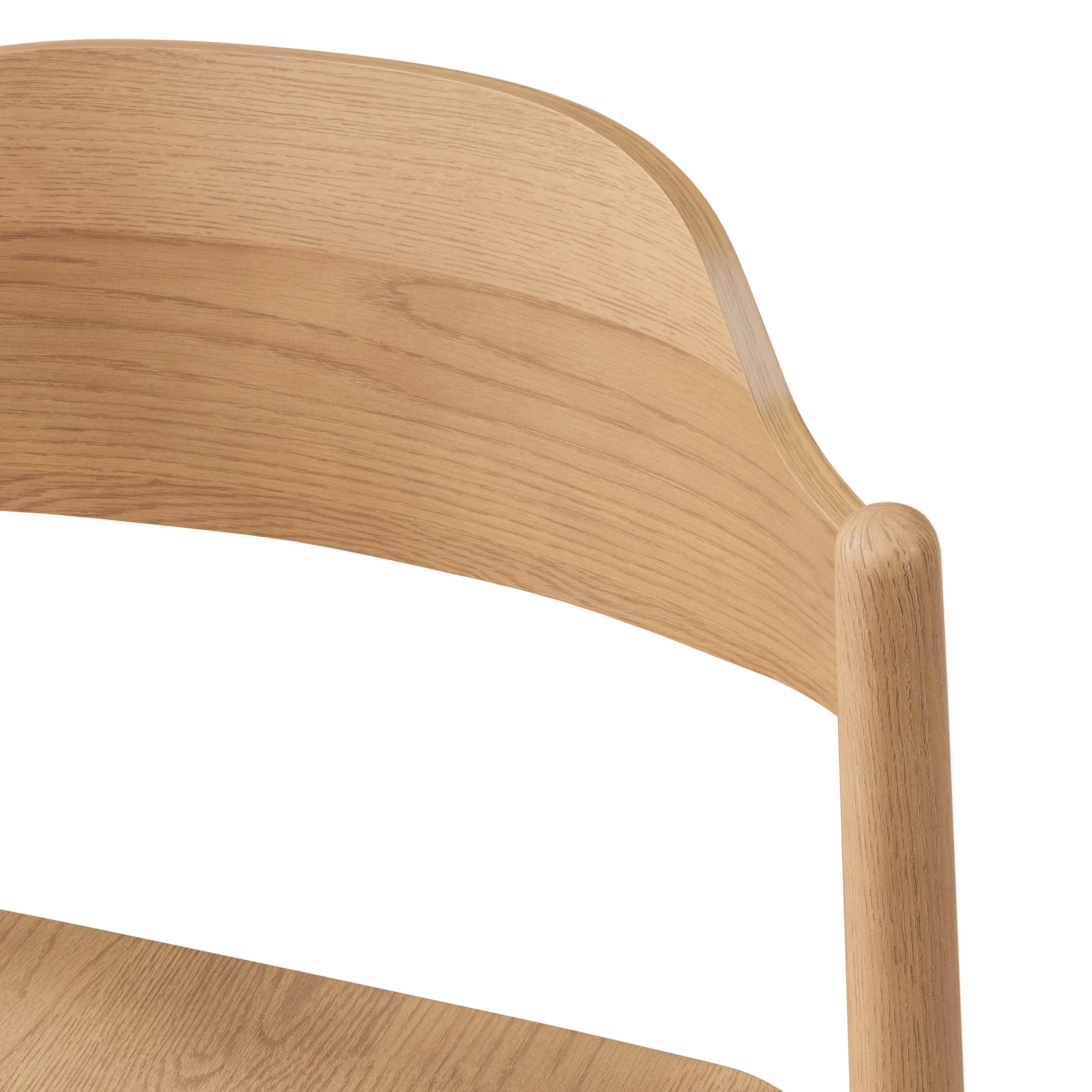 Sylvo Stackable Dining Chair - White Oak - Image 9