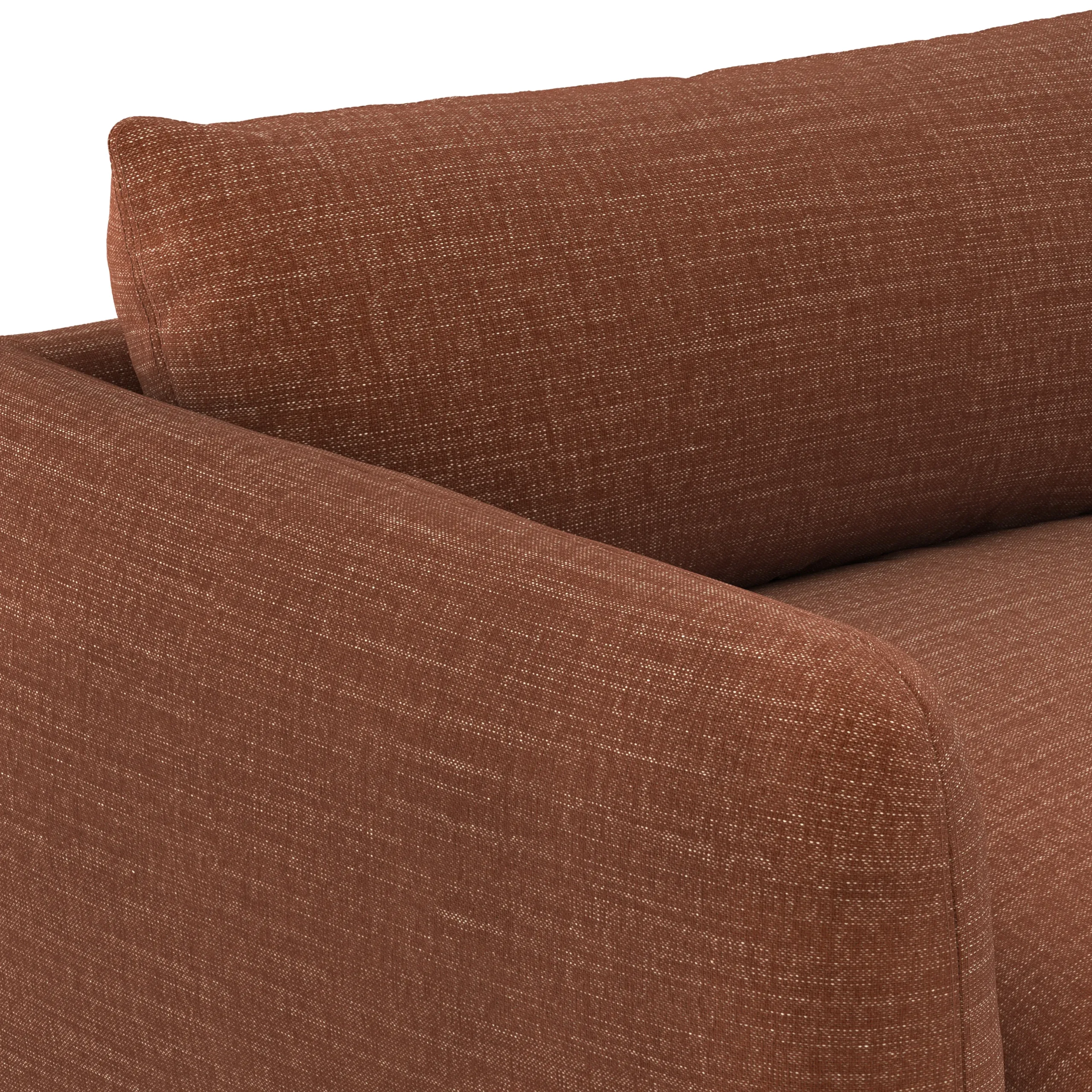 Leigh 87_ Modular Corner Sectional - Napa Rust - Image 9