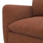 Leigh 92_ Modular Sectional - Napa Rust