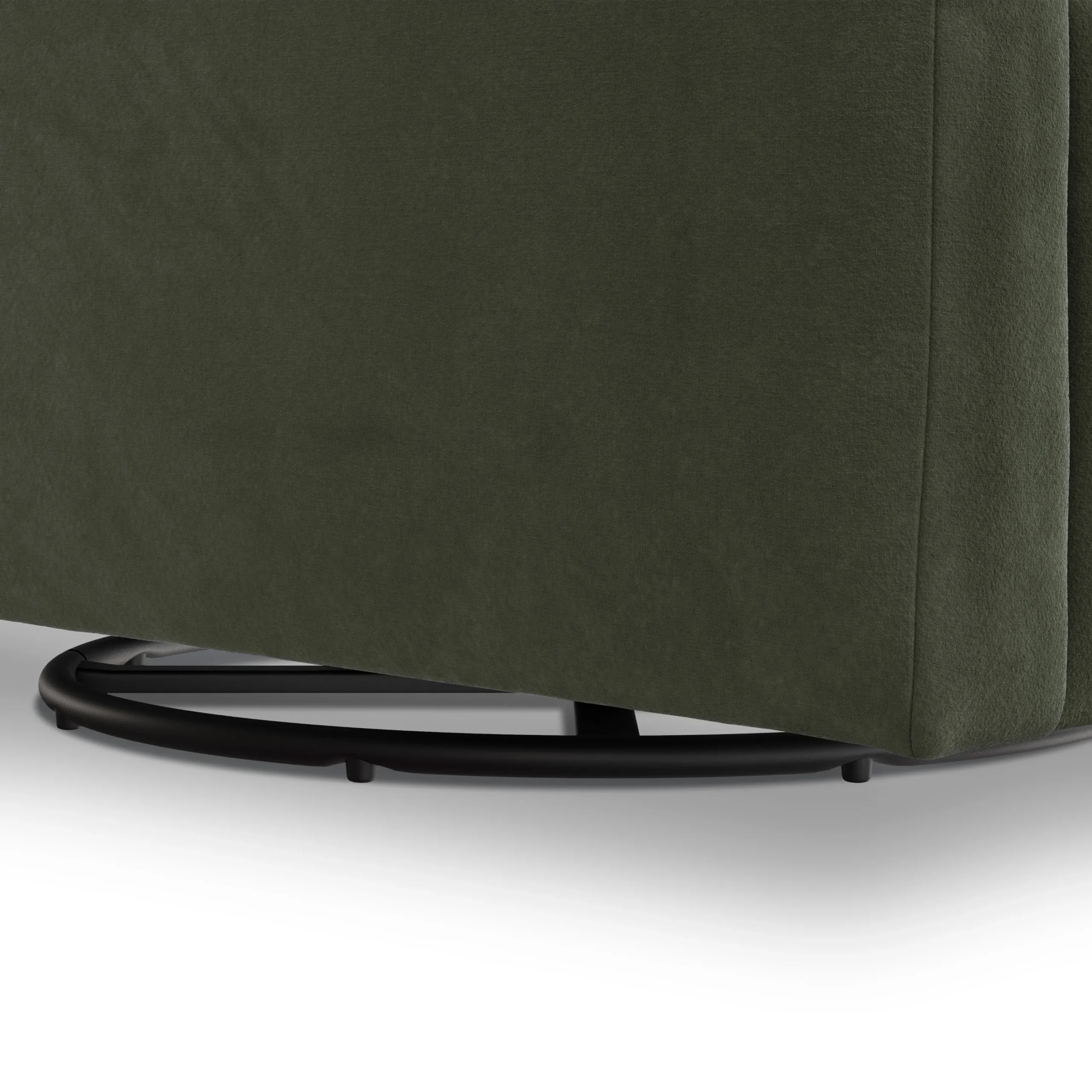 Landry 32.25_ Velvet Swivel Lounge Chair - Hale Fir Green - Image 10