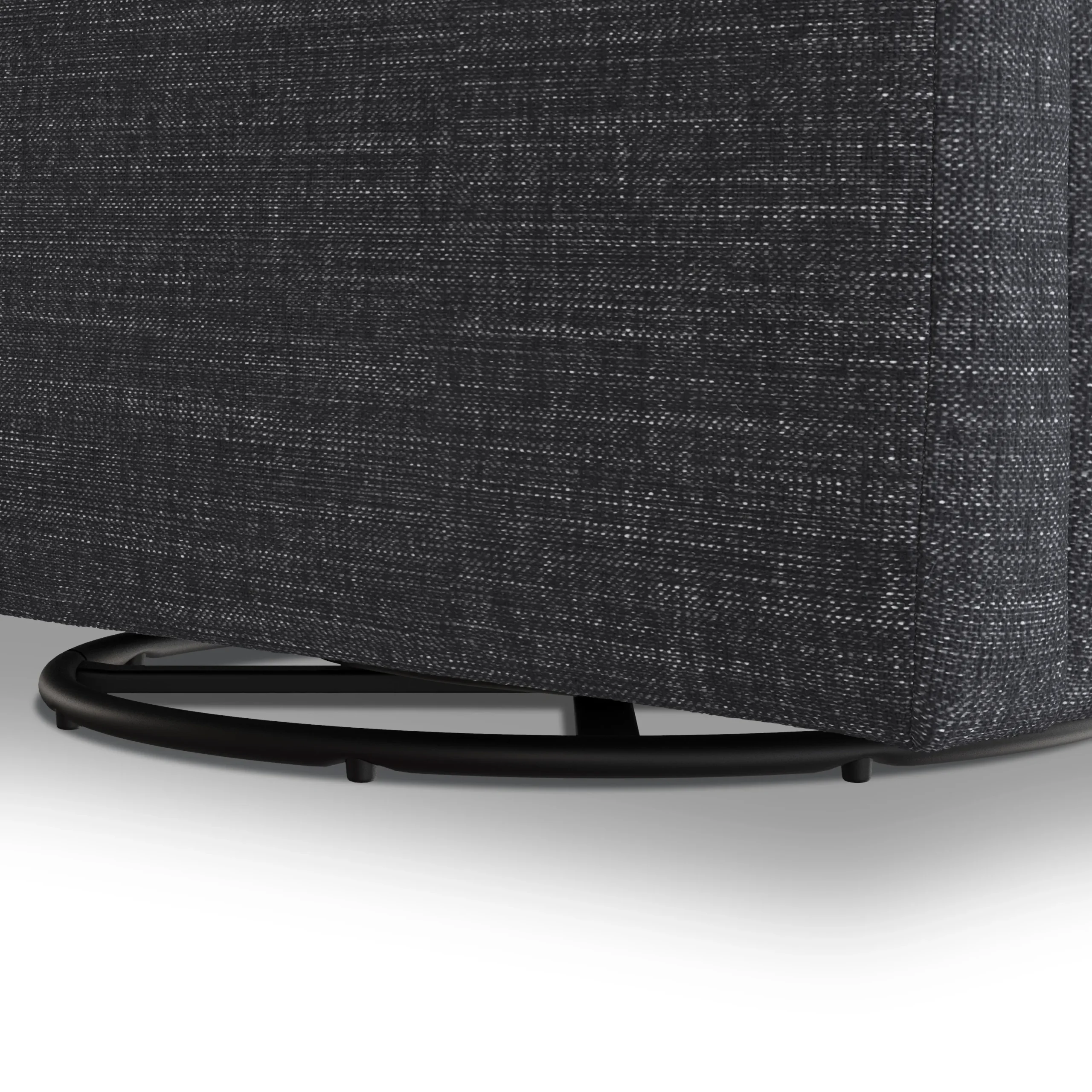 Landry 32.25_ Swivel Lounge Chair - Napa Charcoal - Image 10