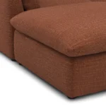 Leigh 121.5_ Modular 3-Seater U-Shaped Sectional - Napa Rust