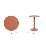 Hallie Side Table - Autumn Russet
