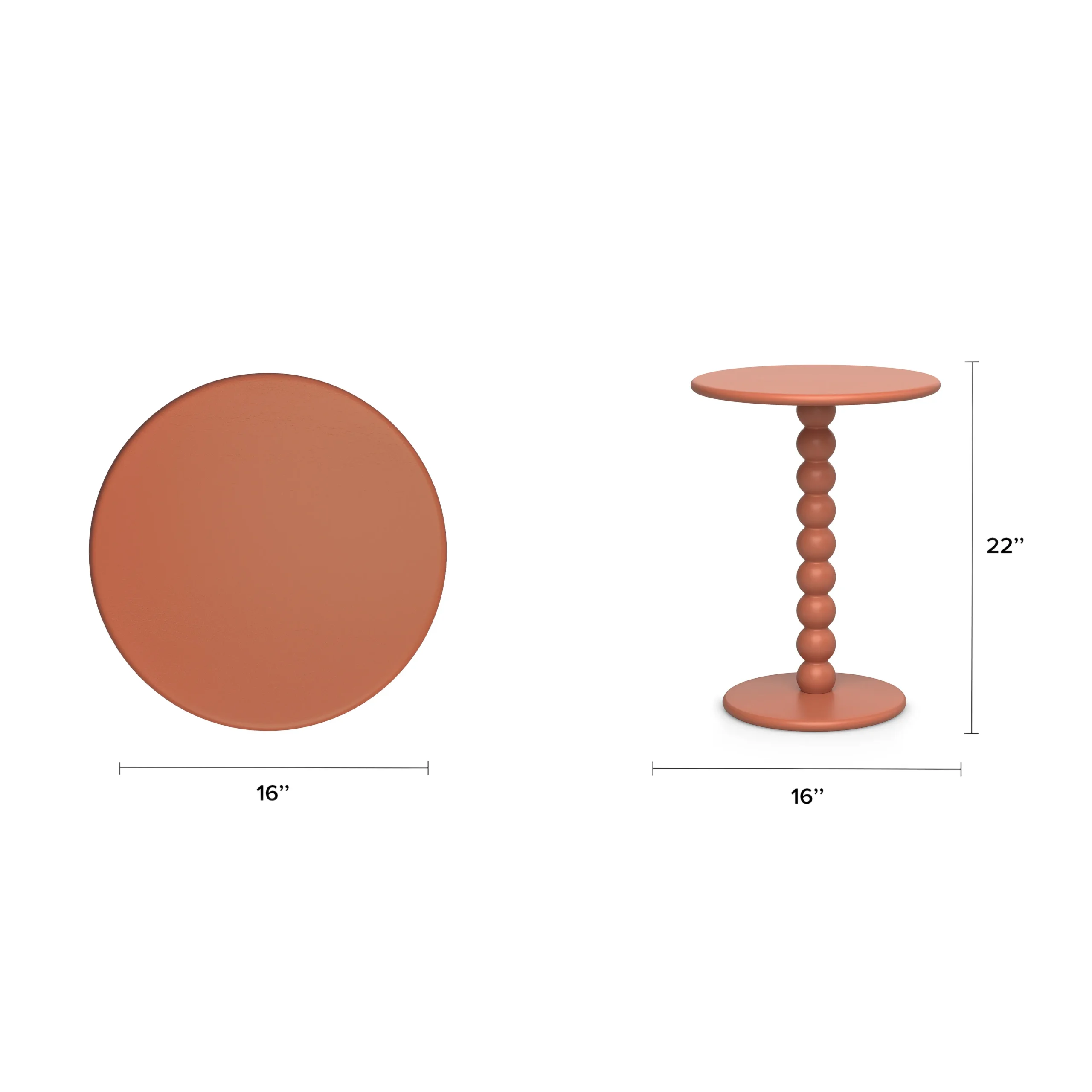 Hallie Side Table - Autumn Russet - Image 2