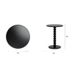 Hallie Side Table - Black