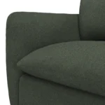 Leigh 126_ Modular Corner Sectional - Green Wool Bouclé