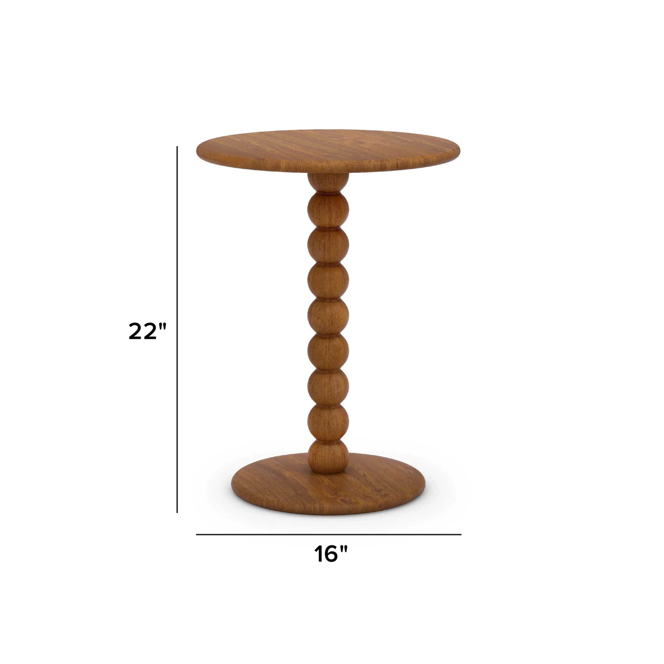 Hallie Side Table - Smoked Oak - Image 2