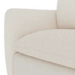 Leigh 126_ Modular Corner Sectional - Ivory Wool Bouclé