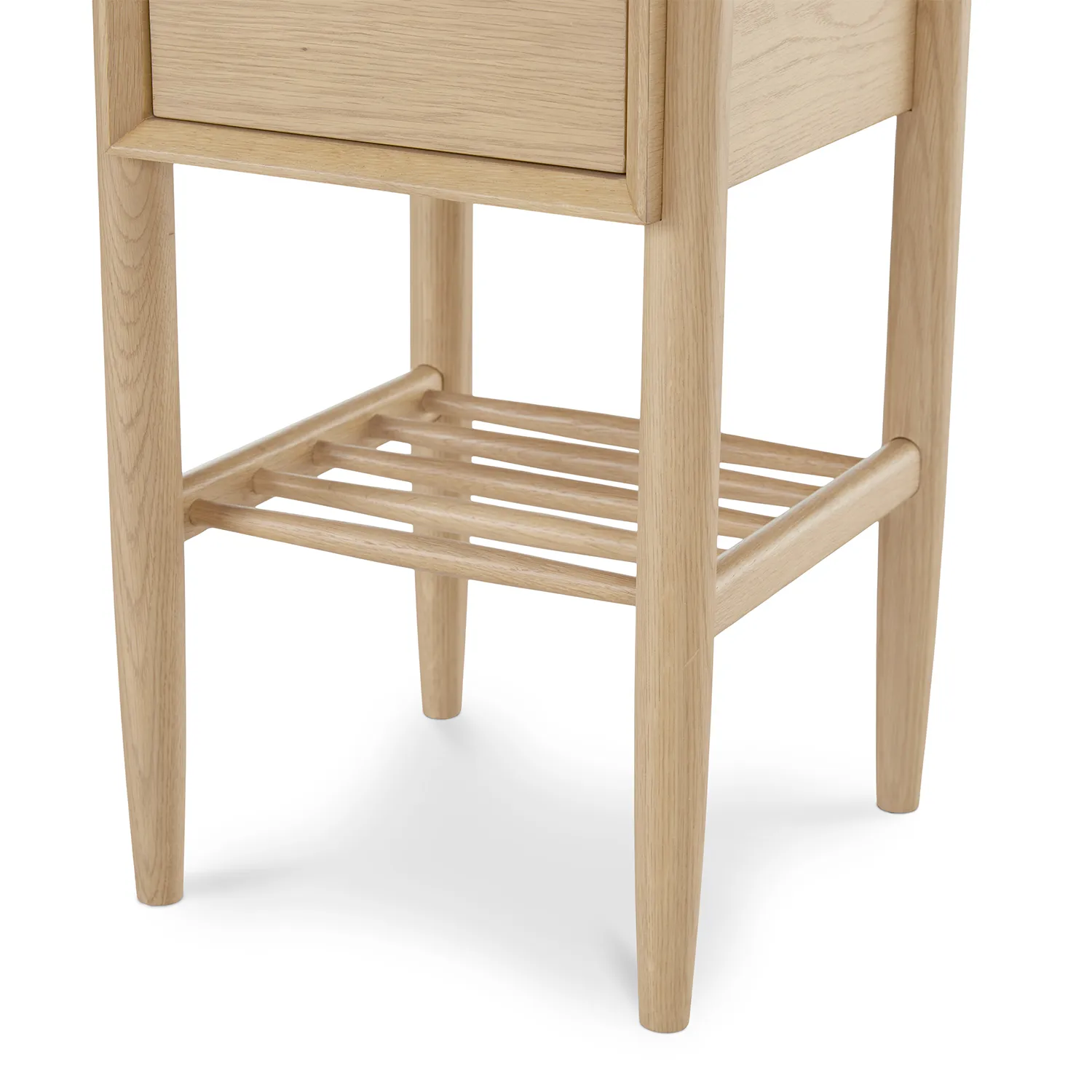 Lenia Storage Side Table - White Oak - Image 4