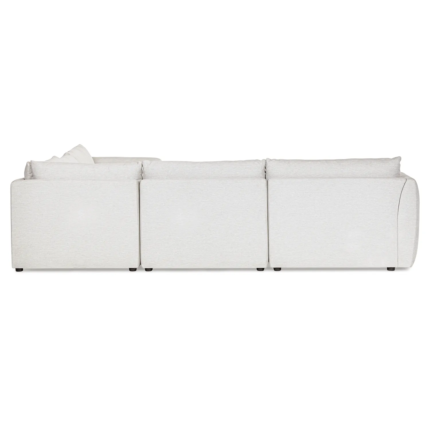 Leigh 126_ Modular Corner Sectional - Silver Ivory - Image 9