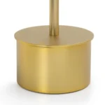 Tarvok Marble Drinks Table - Brass