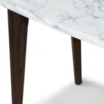 Vena Marble Side Table - Walnut